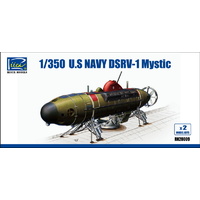 Riich Models RN28009 1/350 U.S.Navy DSRV-1 Mystic (2 Model Kits per box) Plastic Model Kit