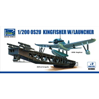 Riich Models RS20003 1/200 OS2U-3 Kingfisher w/Launcher (2 Model Kits Per Box) Plastic Model Kit
