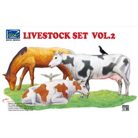 Riich Models RV35015 1/35 Livestock Set Vol.2 Plastic Model Kit