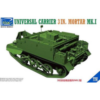 Riich Models RV35017 1/35 Universal Carrier 3 in. Mortar Mk.1 Plastic Model Kit