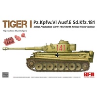 Ryefield 5001U 1/35 Tiger I initial production early 1943 w/o interior Plastic Model Kit