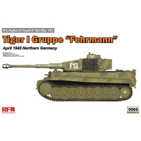 Ryefield 5005 1/35 Tiger I gruppe "Fehrmann" april 1945 w/workable track links Plastic Model Kit