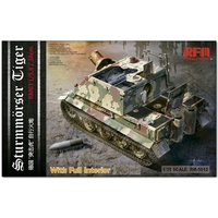 Ryefield 5012 1/35 Sturmtiger w/full interior & workable track links Plastic Model Kit