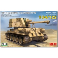 Ryefield 5013 1/35 T-34/122 egyptian Plastic Model Kit