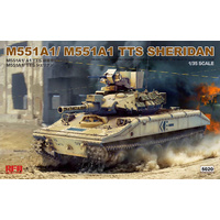 Ryefield 5020 1/35 M551A1/ A1TTS Sheridan Plastic Model Kit