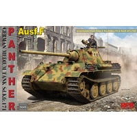 Ryefield 5045 1/35 Panther Ausf.F w/workable track links Plastic Model Kit