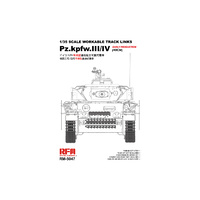 Ryefield 5047 Workable track links for Pz.III/IV.early production (40cm)