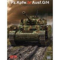 Ryefield 5055 Pz.Kpfw.IV Ausf.G/H 2 in 1 with full interior Plastic Model Kit