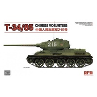 Ryefield 5059 1/35 T-34/85 No.183 Factory Chinese Volunteer Plastic Model Kit