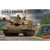 Ryefield 5062 1/35 British main battle tank Challenger 2 w/workable track links Plastic Model Kit