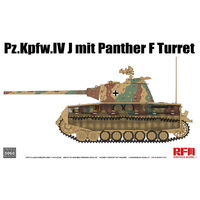 Ryefield 5068 Pz.Kpfw.IV J w/ Panther F Turret Plastic Model Kit
