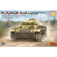 Ryefield 5070 1/35 Pz. Kpfw. III Ausf. J w/workable track links Plastic Model Kit
