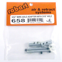 ROBART 5/32 INCH WIRE AXLE ADAPTER WITH 3/16 INCH AXLE