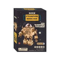 ROKR Music Box  Steampunk Orpheus 3D Wooden Kit