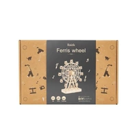 Rolife Music Box Ferris Wheel Wooden Model Kit