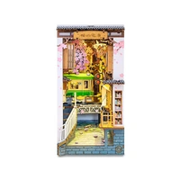 Rolife Book Nook DIY Sakura Densya Kit