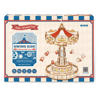 ROKR Music Box Swing Ride Mechanical 3D Wooden Kit