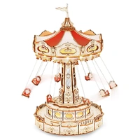 ROKR Music Box Swing Ride Mechanical 3D Wooden Kit