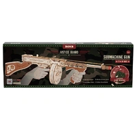 ROKR Replica Firearm Submachine Gun Mechanical 3D Wooden Kit