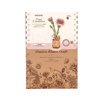 Rowood Wood Bloom Pink Carnation 3D Wooden Kit