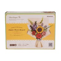 Rolife Wood Bloom Flower Bouquet 3D Wooden Kit