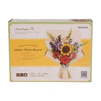 Rolife Wood Bloom Flower Bouquet 3D Wooden Kit