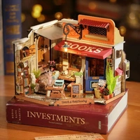Rolife Mini House DIY Corner Bookstore Kit