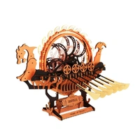 ROKR Mechanical Models Dragon Boat Mechanical 3D Wooden Kit