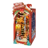 Rolife Book Nook DIY Christmas Street Kit