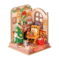 Rolife Mini House DIY Christmas Fireplace Kit