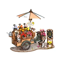 Rolife DIY Blossom Cart 3D Wooden Kit