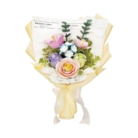 ROKR Floral Art DIY Spring Time Bouquet Plastic Model Kit