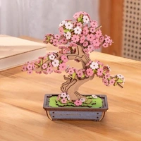 Rolife DIY Sakura Bonsai Wooden 3D Kit