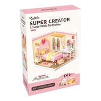 Rolife DIY Plastic Superstore Lovely Pink Bedroom Kit
