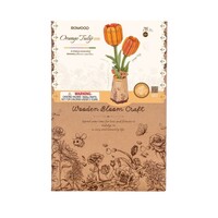 Rowood Wood Bloom Orange Tulip 3D Wooden Kit