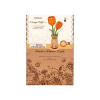 Rowood Wood Bloom Orange Tulip 3D Wooden Kit