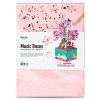 Rolife Music Box Cherry Blossom Tree Wooden Kit AM409