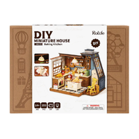Rolife DIY Mini House Baking Kitchen Kit