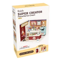 Rolife DIY Plastic Superstore Flavorful Ice Cream Kit