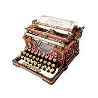 ROKR Mechanical Typewriter (Magic Version) Mechanical 3D Wooden Kit