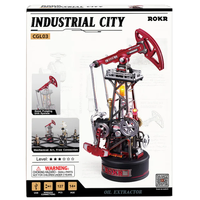 ROKR Mechmix Oil Pump Jack Wooden Model Kit