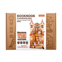 Rolife DIY Bookends Kit Fairytale Amusement Park Wooden Model Kit