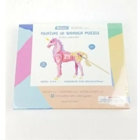 Rowood Painting 3D Wooden Unicorn Kit