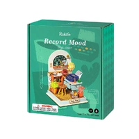 Rolife Mini House DIY Record Mood Study Kit