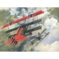 Roden 1/72 FOKKER Dr.I Plastic Model Kit 010