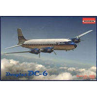 Roden 1/144 DC-6 USA Plastic Model Kit