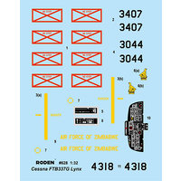 Roden 1/32 REIMS FTB337G LYNX "BUSH WAR" Plastic Model Kit 628