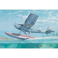 Roden 1/32 L-19/O-1 Bird Dog Floatplane - Plastic Model Kit [629]