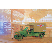 Roden 1/72 Vauxhall D-type Ambulance Plastic Model Kit