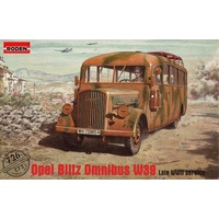 Roden 1/72 OPEL BLITZ OMNIBUS model W39 (Late WWII service ) Plastic Model Kit